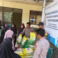 Polsek Limau Adakan Gerakan Pangan Murah (GPM) Bagi Masyarakat